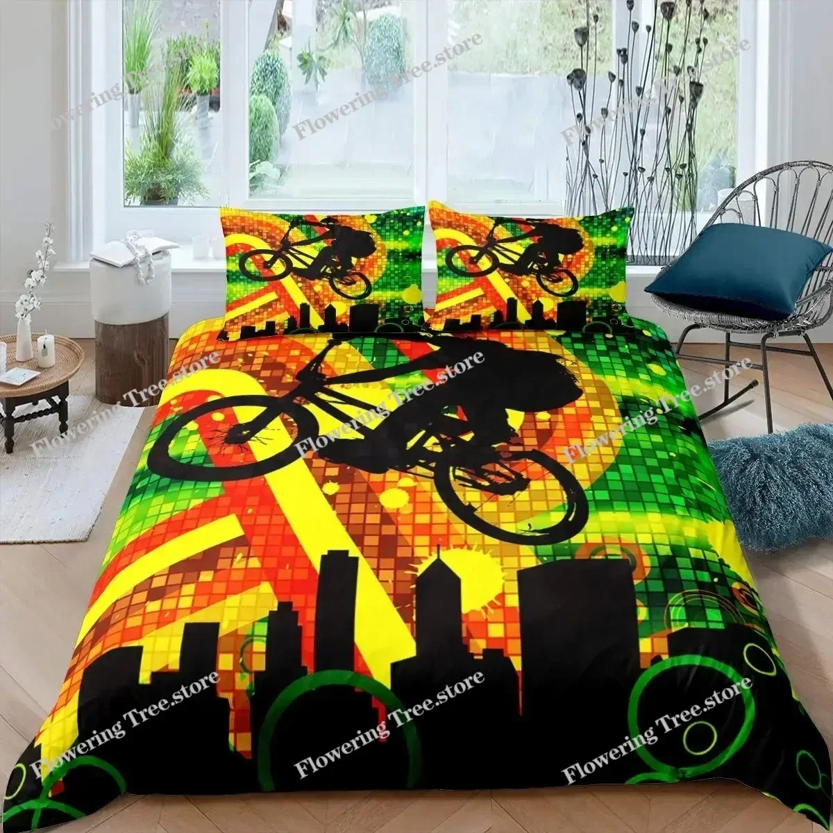 Mountain Biking Europe - Set Penutup Selimut Sepeda Microfiber Penutup
