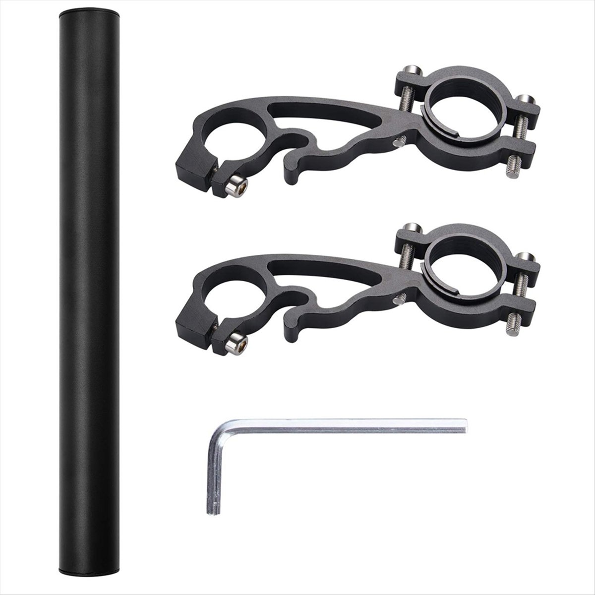Mountain Biking Tube - A61P 25CM Tabung Hitam Ekstensi Stang