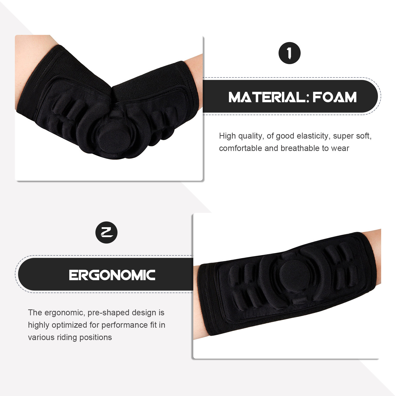 Pelindung Siku untuk Sepeda Gu - Mountain Biking Elbow Pads ulasan dan harga
