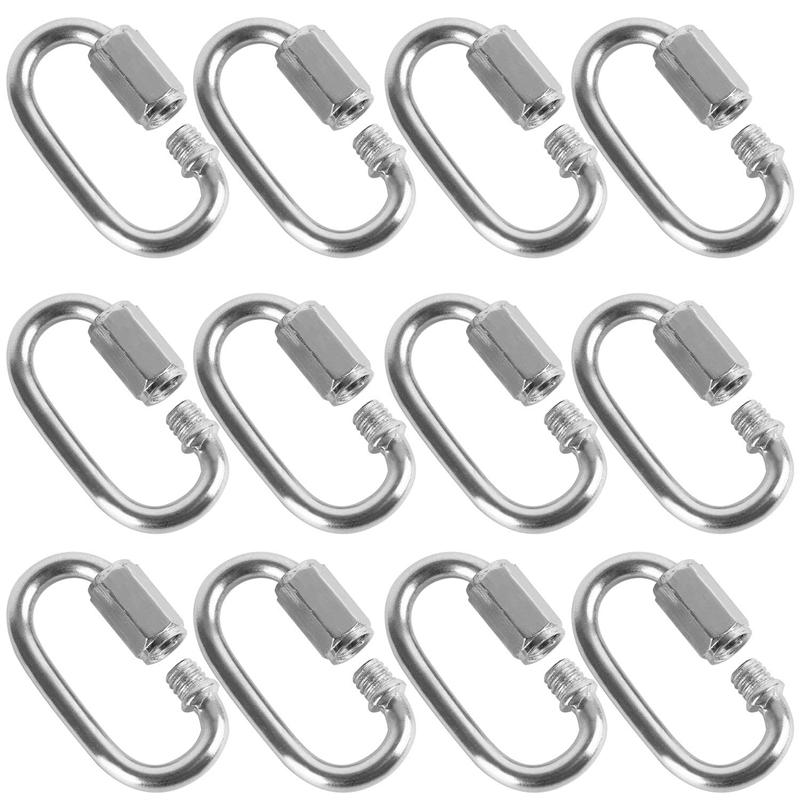 12 Buah Konektor Rantai Baja T - Chain Quick Link ulasan dan harga